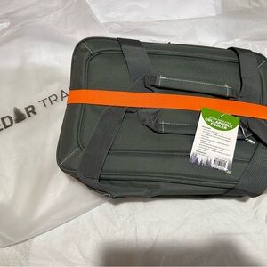 Gray and Orange Collapsable cooler